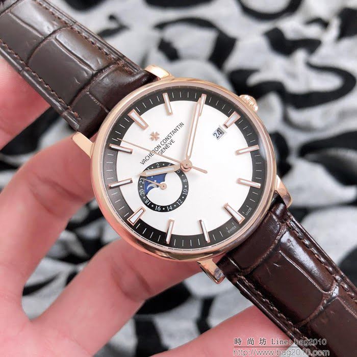 江詩丹頓 Vacheron Constantin 進口8217全自動機械機芯 316精鋼錶帶 男士腕表  wssb4156
